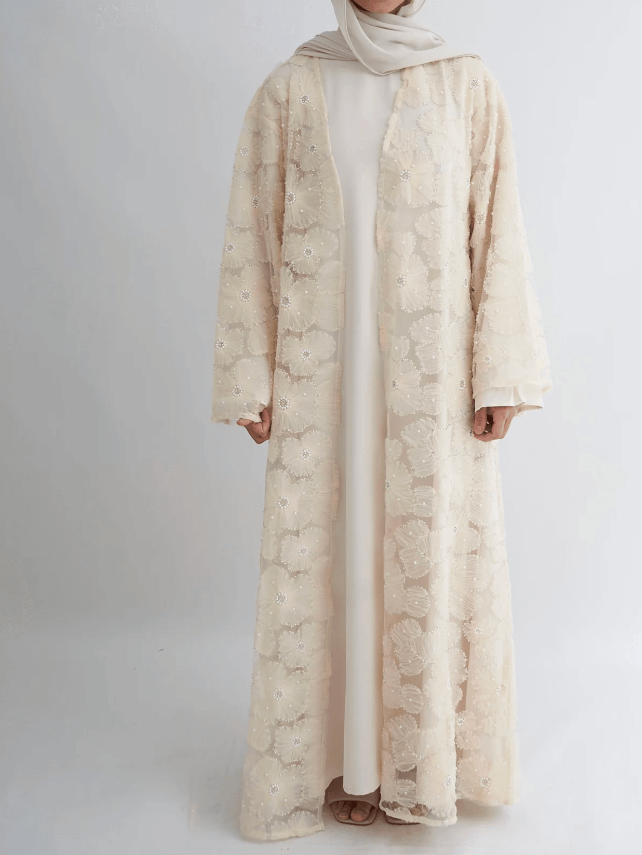 Sumayya Abaya — Cream
